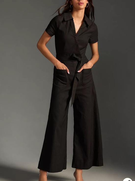 Maeve Pants - Anthropologie Maeve The Collette Wrap Jumpsuit